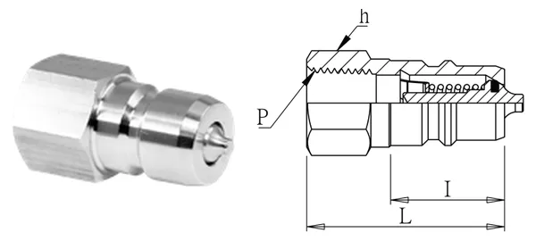 DG-DRP-003 Stecker für Schmierfett