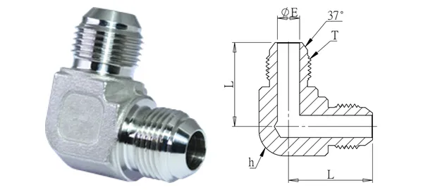DG-HJL-003 Winkelverschraubung (JIC 37°)