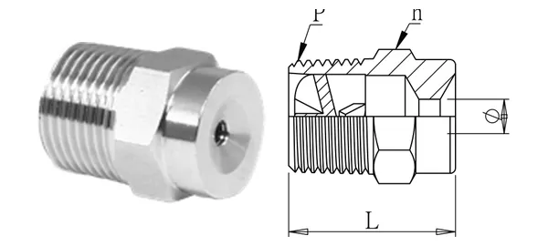 DG-NFC-002 Vòi phun hình nón đặc