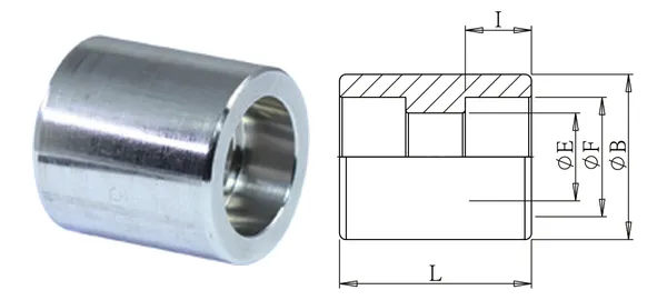 DG-XFS-008 Cupla completa para soldar a enchufe 3000Lb